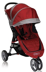 city mini stroller 2012 crimson red by Baby Jogger