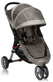 City mini single by baby jogger in sand stone